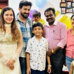 Dhanya Mary Varghese Instagram - It was such a blessed moment to celebrate our Johan’s birthday with all our loved ones. Thank God for all the blessings and happiness showered in our life. Thank you dears for being with us as a family. Thank you @jayakrishnan_kichujk for these nice clicks.❤️🙏 #johnjacob #dhanyamaryvarghese #actor #actress #lifewithjod #birthday #happybirthday #birthdaycelebration #happiness