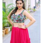 Diksha Panth Instagram - A girl should be like a butterfly🦋. Pretty to see🥰, hard to catch😈 Outfit : @arka_by_divya_kanigalupula PC @vysh_fotografy MUA @an.uradha3770 Annapurna Studios