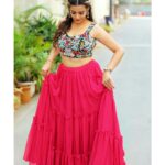 Diksha Panth Instagram - A girl should be like a butterfly🦋. Pretty to see🥰, hard to catch😈 Outfit : @arka_by_divya_kanigalupula PC @vysh_fotografy MUA @an.uradha3770 Annapurna Studios