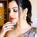 Diksha Panth Instagram - Keep putting out good. It will come back to you tenfold in unexpected ways♥️ MUA : @glossy_touchh Hair : @jawedhabibkanuru #love #peace #loyalty #berealbetrue #deekshapanth