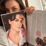 Elli AvrRam Instagram - FILMFARE❤️ Inside Story. Thank you @tanisha_bhattacharyya for this lovely interview. Edward loved it too! @filmfare May 2023 Magazine. #filmfare #magazine #interview #bollywood #dream #journey #sweden #greece #india #thankful #elliavrram #yourstruly India