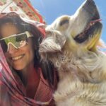 Elli AvrRam Instagram - It was a short and sweet love-story between me and Choti💞 Before leaving I named her Annabelle💐 #kashmir #lovestory #elliavrram #yourstruly Kashmir A Heaven On Earth