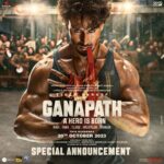 Elli AvrRam Instagram - Ganapath aapko le jaane aaya hai uski nayi duniya mein… are you ready? #Ganapath in cinemas this Dussehra, 20th October #GanapathTeaserOn27thSept @amitabhbachchan @vashubhagnani @tigerjackieshroff @kritisanon @jackkybhagnani #VikasBahl @deepshikhadeshmukh @pooja_ent @virajsawant #GoodCo @slglobal001 @zeemusiccompany @ziadmbakri @girishkulkarni1 @rahman_actor @shruthymenon @jameel.mumbai @pvrpictures