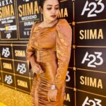 Farina Azad Instagram - Very happy to be a part of SIIMA 2023 @siimawards Outfit @s_seaming_store