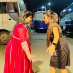 Farina Azad Instagram - Shooting fun time coustume @srisaicollections9 @farina_azad_official