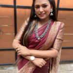 Farina Azad Instagram - Venba🔥 Outfit by @srisaicollections9 Accessories @purple_girlz9