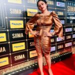 Farina Azad Instagram - Very happy to be a part of SIIMA 2023 @siimawards Outfit @s_seaming_store