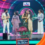 Farina Azad Instagram - 🥳🥳🥳...!!! Takkar Takkar | August 13, Tomorrow at 8.30pm. #Farina #RjVijay #TakkarTakkar #NewShow #Peranbu #ZeeTamil