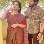 Gayathri Yuvraaj Instagram - Meenakshi ponnunga.. Yamuna Karthik.. . . . . #zeetamil #gayathriyuvaraj #vishnukanth #yamuna #karthik