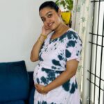 Gayathri Yuvraaj Instagram - Pregnancy is not just about growing a baby, but also about growing as a woman and a mother.” 🫄💕💕 Maternity were @preethi.shapewear.in Thank you 😊
