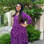 Gayathri Yuvraaj Instagram - 💜💜 @iniyas_maternitywears