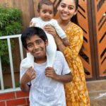 Gayathri Yuvraaj Instagram - With my magan 💕marumagan 😍😍 #tarunyuvaraj #paarthivRajamani ❤️❤️