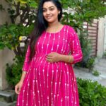Gayathri Yuvraaj Instagram - 💕Pink isn't just a color it's an attitude !! 💕 dress @ammufashions2023