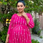Gayathri Yuvraaj Instagram - 💕Pink isn't just a color it's an attitude !! 💕 dress @ammufashions2023