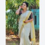 Gopika Anil Instagram - Onam'23 🌸 Set saree from @aathvyavastra ♥️ 📸 @achusugandh 🥳 . #onam23 #onam2023 #onamcelebrationbegins #beinganjali #anjali #shivanjali #santhwanam #asianet #aathvyavastra #ethnic #traditional #pictureoftheday #setsaree