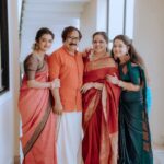 Gopika Anil Instagram - . Love at first sight ! ♥️👁️ Family 👪♥️🧿 @anil_kumar_v_b ♥️ @beena_anil1 ♥️ @__keerthana_anil__ ♥️ 📸 @adithyan_photography_ @blackpaper_weddingphotography . #family #familyiseverything #blessedme #forevergrateful #makimgmemories #myworld #mycrazygang #mypeole #happiness