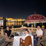 Gul Panag Instagram - Let me start by saying that I’m not a foodie. For those of you, who know me or have followed me, you’ll see that I hardly ever post about food. I eat to live. But all that changed in the last two days spent at @theleelapalaceudaipur . And how! Where does one even begin to describe the experience that the Leela Hotels pride themselves on curating. I could go on and on about the stunning artwork, and architecture, interiors, collection of contemporary art but more about that later. Or about the incredible warmth that is exuded by every single person you come into contact with. Starting with GM, himself! I’m on a very strict food regime prescribed by @sharmashalvi and the signature wellness menu Aujasya - was a great fit-a perfect balance of taste and nutrition with guilt free indulgence. Both Chef Ravish and Roopak crafted the finest food for us. From Pan Asian to authentic Rajasthani food with its robust spices - incredible! On our first evening we dined at the famed Sheesh Mahal ( rated one of the most romantic restaurants in the world by Architectural Digest US and) and enjoyed the incredible food prepared by Chef Roopak and traditional breads made by Neetu ji on a traditional fire. Neetu ji is Palace associate by day and spends time at the restaurant in the evening churning out traditional rotis. The next evening was at the Sheesh Mahal terrace with Chef Ravish curating the most incredible thali ever ( last photo) The resplendent City Palace bedecked by night, the serenity of Lake Pichola coupled with the flavours of Royal Dining made these evening unforgettable! And yes, I’m a certified foodie now. As long as the food is from Aujasya . #leelaudaipur #notjustaroadtrip #theleelapalaceudaipur #palacebythelake #theleela @ravishrmishra Leela Palace, Udaipur