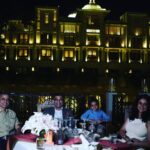Gul Panag Instagram - Let me start by saying that I’m not a foodie. For those of you, who know me or have followed me, you’ll see that I hardly ever post about food. I eat to live. But all that changed in the last two days spent at @theleelapalaceudaipur . And how! Where does one even begin to describe the experience that the Leela Hotels pride themselves on curating. I could go on and on about the stunning artwork, and architecture, interiors, collection of contemporary art but more about that later. Or about the incredible warmth that is exuded by every single person you come into contact with. Starting with GM, himself! I’m on a very strict food regime prescribed by @sharmashalvi and the signature wellness menu Aujasya - was a great fit-a perfect balance of taste and nutrition with guilt free indulgence. Both Chef Ravish and Roopak crafted the finest food for us. From Pan Asian to authentic Rajasthani food with its robust spices - incredible! On our first evening we dined at the famed Sheesh Mahal ( rated one of the most romantic restaurants in the world by Architectural Digest US and) and enjoyed the incredible food prepared by Chef Roopak and traditional breads made by Neetu ji on a traditional fire. Neetu ji is Palace associate by day and spends time at the restaurant in the evening churning out traditional rotis. The next evening was at the Sheesh Mahal terrace with Chef Ravish curating the most incredible thali ever ( last photo) The resplendent City Palace bedecked by night, the serenity of Lake Pichola coupled with the flavours of Royal Dining made these evening unforgettable! And yes, I’m a certified foodie now. As long as the food is from Aujasya . #leelaudaipur #notjustaroadtrip #theleelapalaceudaipur #palacebythelake #theleela @ravishrmishra Leela Palace, Udaipur