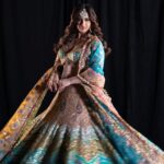 Harnaaz Kaur Sandhu Instagram - Throwback to this stunning lehenga look for Miss Universe! ❤️‍🔥 #missuniverse2022 Styled by @bharatg18 Outfit @rimpleandharpreet Jewellery @curiocottagejewelry