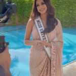 Harnaaz Kaur Sandhu Instagram - Shallom, Thankyou from the bottom of my heart ISRAEL for hosting the 70th edition of Miss Universe in your beautiful country, the Holy Land. It’s a pleasure and honour for me to witness the great historic places in Jerusalem and Marvellous hotels in Eilat, can’t wait to come back again in Israel , Toda 🙏🏻✨ ‘Escape from the sun’ @travel_to_eilat @missuniverse