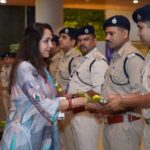 Hema Malini Instagram - I would like to congratulate the Ministry of Civil Aviation & DG BCAS for initiating the Aviation Security Culture Week across India with an endeavor to raise awareness on Aviation security with a commitment to make air travel safe for all. Thank you CISF and the entire team of Security professionals at Mumbai International Airport, for making our journey safe and secure. Remember, Security is everyone’s responsibility -  See it. Say it. Secure it. I would also like to thank CISF and Airline security staff who were assembled (20-30 staff) on my way, post security and I appreciate their efforts in making Air travel safe and secure at Mumbai Airport.@csmia_official for Mumbai Airport @MOCA for Ministry of Civil Aviation @moca_goi #securityculturalweek #mumbaiaviation #mumbaiinternationalairport