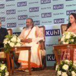 Hema Malini Instagram - It s a pleasure to attend launch of Kuhl stylish fans.Congratulations Kent RO and Mahesh Ji.With Kuhl Stylish energy efficient Fans, we will be saving electricity and adding style to your home. Time to change old Fans to energy efficient Kuhl Fans and help to ease climate change. outfit: @warpnweftbysagrikarai jewels: @minerali_store styled by: @kareenparwani style team: @suvidhijainn @tanisha7jain @ananyaakhanna #surrealparadise #kentro #kentkuhl #events