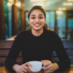 Indhuja Ravichandran Instagram - Coffee Candids in @wildplanetresort 🖤 . . . . . Thank you @tripstoluxury @shashanksivapurapu for introducing this beautiful serene place 🤍 Devala