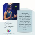 Ira Khan Instagram - Some really powerful words right here from our friend & Founder and CEO of the Agatsu Foundation, Ira Khan (@khan.ira) while sharing her insights on what it's been like to experience Cyclical Depression & her learnings from along the way. Here's a sneak peak to give you an idea of what's in store in this very moving episode of Stories of Hope. Stay tuned for the entire conversation & keep an eye on our socials for more to come! 🧠✨️ @agatsufoundation @vedica.podar . . If you or anyone you know is having a hard time with their #MentalHealth, please reach out. We're #HereToHear - things can and will get better. 🍀 . . PS : Don't forget to turn on post notifications to keep up with all our posts. For more information, videos and to read our latest blogs, go to www.KangarooMinds.com or visit the link in bio 😊 . . #KangarooMinds #StoriesOfHope #Mentalhealth #MentalHealthMatters #Recovery #RecoveryJourney #MentalHealthForAll #MentalHealthMatters #HereToHear #IraKhan #LeadTheChange #MentalHealthAwareness #Changemakers #RecoveryWarrior #Depression #DepressionSupport #Psychotherapy #ShareYourStory #EndTheStigma #SupportNotStigma #MentalHealthSupport #Hope
