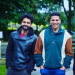 Jackky Bhagnani Instagram - Happy birthday @akshaykumar Sir ❤️Wishing you lots of love, light , happiness , success and good health. Thank you for always being my Bade Miyan 🤗❤️⭐️😇
