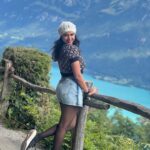 Janani Ashok Kumar Instagram - Every inch of this city is so so beautiful that’s all I can say about Switzerland 🇨🇭 It’s literal heaven on earth If you love travelling & wanna explore Europe just start to save money & make it up to this place at least once in your life time it’s all worth it 🫠💯🤍🩵 - 📸: @madhumitha_sivasankar #harderkulm #interlaken #switzerland🇨🇭 #traveldestination #travel #memoriesforlife #ootdfashion #styling #adidas #zara #zarawoman #hm Harder Kulm - Top of Interlaken