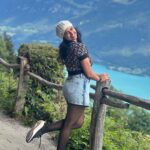 Janani Ashok Kumar Instagram - Every inch of this city is so so beautiful that’s all I can say about Switzerland 🇨🇭 It’s literal heaven on earth If you love travelling & wanna explore Europe just start to save money & make it up to this place at least once in your life time it’s all worth it 🫠💯🤍🩵 - 📸: @madhumitha_sivasankar #harderkulm #interlaken #switzerland🇨🇭 #traveldestination #travel #memoriesforlife #ootdfashion #styling #adidas #zara #zarawoman #hm Harder Kulm - Top of Interlaken