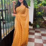 Janani Ashok Kumar Instagram - There isn’t a single person on this planet, who’s entitled to treat you like a shit. Remember that! Wearing: @shree_roopacollections Chennai, India