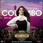 Jonita Gandhi Instagram - Where’s my Colombo Jontourage fam??? You + The Jonita Gandhi Band + the Lotus Tower on July 16th = ❤️❤️❤️! See you all there! @darkodentertainment @eloungeindia @collectiveartistsdiaries