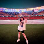 Jonita Gandhi Instagram - Ready to hit the biggest stage of my life 👀 After years & years of performing on stages worldwide, this moment feels like a dream come true ♥️. Today, not only will I be taking center stage at the IPL finals halftime show with @vivianakadivine, I'm grateful to be performing music that I co-wrote; music that’s personal 💫. It’s an unreal moment in my journey of becoming the artist I want to be! Cricket holds a special place in every Indian's heart, and I'm honoured to sing for my beloved 🇮🇳 today! Tune in and catch the magic on TV! @iplt20 📺 #IPLFinals #DreamsComeTrue #Grateful Narendra Modi Stadium