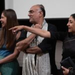 Kalki Koechlin Instagram - Our first screening in Delhi of @goldfishthefilm and it was a good evening Photos @shootguru Wearing @bhaane Shoes @oceedeeshoes HMU @makeupbymanjari @deepti.naval @rajitkapurofficial @lushindubey