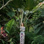 Kalki Koechlin Instagram - Peacock weather Make up: @weddingsandwarpaint Photography: @rebeccadcosta Hair: @makeupnhair_by_preefa Styling: @trella.rodrigues Location: @cocoshambhala# Dress: @theesotericworld
