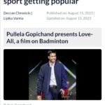 Kay Kay Menon Instagram - Here's some Press and Media Coverage our Love-All is getting. #LoveAll #LoveAllIndiaTour #LoveAllIndore #Indore #LoveAllHyderabad #LoveAllBhopal #Bhopal #Hyderabad #LoveAllFilm #LoveAllMovie #LoveAllBadminton #LoveAllTrailer #LoveAll25August #KayKayMenon #SwastikaMukherjee #SudhanshuSharma #NewRelease #Bollywood #SportsFilm #SportsMovie
