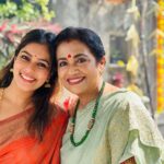 Keerthi shanthanu Instagram - Happy birthday Maaa @poornimabhagyaraj ❤️ God bless you with loads of happiness & good health 🥰 Lots of love ❤️🧿