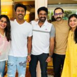 Keerthi shanthanu Instagram - a Twin Anniversary celebration❤️ @shanthnu & myself Sharing the same anniversary date along with this beautiful couple #FahadFazil & @nazriyafahadh 🤗 thank you #ALVijay sir for hosting us 💕