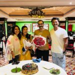 Keerthi shanthanu Instagram - a Twin Anniversary celebration❤️ @shanthnu & myself Sharing the same anniversary date along with this beautiful couple #FahadFazil & @nazriyafahadh 🤗 thank you #ALVijay sir for hosting us 💕