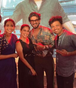 Keerthi shanthanu Instagram - a King Of Kotha vibe 💥 
@dqsalmaan & @aishu__ 
watta fascinating duo, giving you all the positive vibes u need ❤️
Electrifying energy from crowd 💥 
glad to have hosted this event #kingofkotha 
@actorshabeer @sherif_choreographer 
@dqswayfarerfilms @zeestudiosofficial
@brandblitzevents