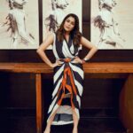 Keerthi shanthanu Instagram - 🖤🧡🤍 Love the outfit & colour combo @shilpavummiti 🩶 📸 : @sbk_shuhaib #kiki #khushi #promotion