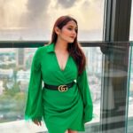 Kritika Sharma Instagram - The Newly renovated @aermumbai 🍀 Had a fun time at the launch ! Comment below if you have visited the new one ! Outfit @urbanic_in #aer #mumbai #lounges #partyplace #town #girl #model Aer