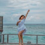 Kritika Sharma Instagram - Once upon a time in the maldives 🤍 📸 @mesmerizingmaldivesphoto Outfit @thegroomingcollection Stylist @the_neerajpandey Location @velassarumaldives Travel partner @osmoholidays VELASSARU MALDIVES