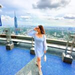 Kritika Sharma Instagram - Just the way I’m feeling I just can’t deny! First day of Malaysia Sky tower , sky box , twin towers 💙 Outfit @khwaab_design_official Styled by @styleby_shivi #travel #malaysia #kualalampur #twintowers #skybox #skytower #girl Kuala Lumpur - KL