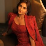 Krystle D'Souza Instagram - Left you on RED ✔️ - last night for #iifarocks ! . . Wearing: @dlmayaofficial Styled by: @dinky_nirh Hair : @hair_byneeka Make up: @makeupbypranali Shot by: @adnan.a.Abbas #IIFA2023 #IIFAONYAS #iifarocks #greencarpet #iifarocks2023 #YasIsland #VisitAbuDhabi #Nexa #CreateInspire #SobhaRealty #EaseMyTrip @yasisland @visitabudhabi @iifa @nexaexperience @sobharealty @easemytrip Managed by @makeupbyzaynshaikh Etihad Arena