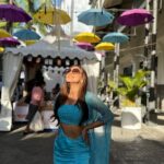 Krystle D'Souza Instagram - A little bit of sun and a lot of fun , under my umbrella ☂️💛 . . #caudanwaterfront #portlouis #MauritiusNow #FeelOurIslandEnergy #mauritiustourism . . Outfit - @kalakaaribysagarika x @dinky_nirh Caudan Waterfront Port Loius