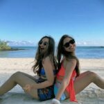 Krystle D'Souza Instagram - 🏖️👙🌊 . . . . . . . . . . . . @mauritius.tourism Wearing @tizzi.official #MauritiusNow #FeelOurIslandEnergy #mauritiustourism Ile Aux Cerfs Leisure Island