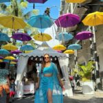 Krystle D'Souza Instagram - A little bit of sun and a lot of fun , under my umbrella ☂️💛 . . #caudanwaterfront #portlouis #MauritiusNow #FeelOurIslandEnergy #mauritiustourism . . Outfit - @kalakaaribysagarika x @dinky_nirh Caudan Waterfront Port Loius