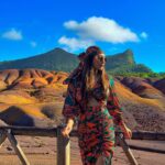 Krystle D'Souza Instagram - In 7th Heaven at @chamarel7colouredearthgeopark . . Outfit - @vesture.sk x @vblitzcommunications #chamarel7colouredearth #MauritiusNow #FeelOurIslandEnergy #mauritiustourism @mauritius.tourism 7 Coloured Earth,Chamarel,Mauritius
